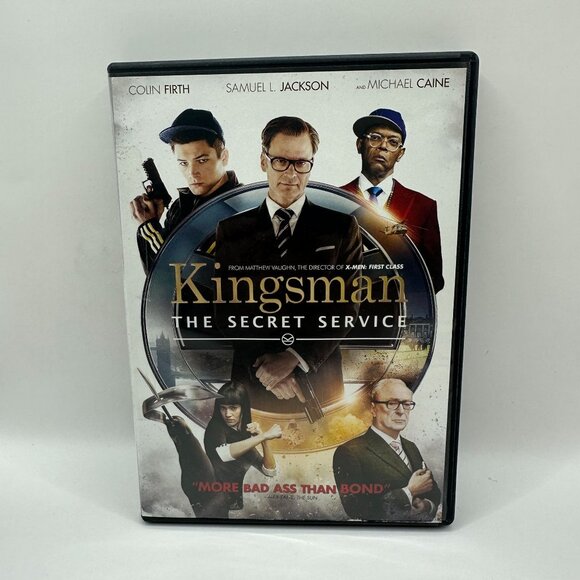 Kingsman The Secret Service DVD R Colin Firth Samuel L Jackson Michael Caine Fox - Picture 2 of 4